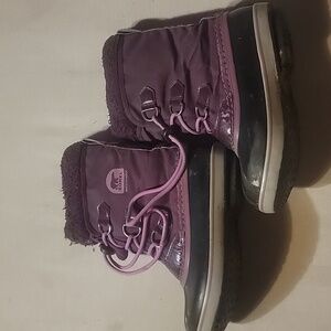 Sorel Kids Boots in Purple and Black